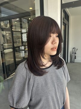 ナンバー(number+) 10代20代30代大人かわいい艶感アッシュグレージュヨシ