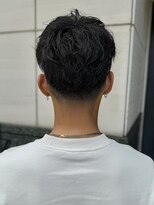 エクファフォーメン(EX-FA FOR MEN)&nbsp;カルマパーマ/ベリーショート/ダークアッシュ/ニュアンスパーマ