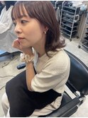 くびれミディ×ピンクブラウン