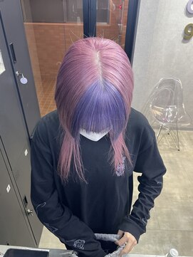 シエンゴールド(CIEN gold) ピンク×パープル デザインカラー☆