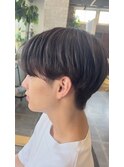マッシュ×グレージュ