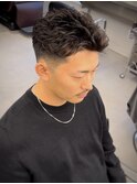 スペインカールスパイキーショートブルーブラックメンズ神保町