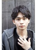 束感マッシュ　フェザーショート　ツイストスパイラルパーマ