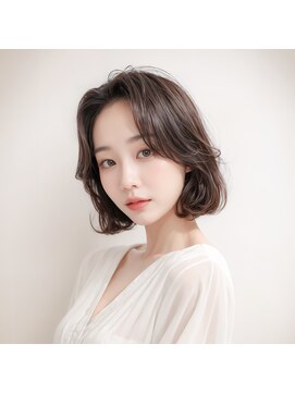 アンフィドットドゥルドゥ(AnFye.dueldo) 韓国ヘア×レイヤーカットでふんわり巻き髪に♪