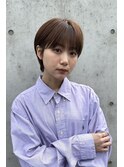 大人可愛い20代30代40代50代ウルフレイヤーボブ丸みショートボブ