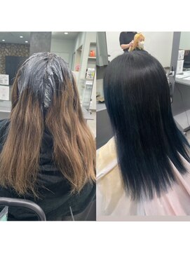 ガルボヘアー 桟橋店(garbo hair) グラデーションカラー大人かわいい艶髪