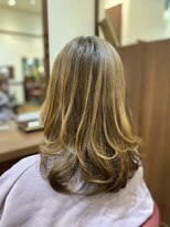 ヘアーメイク ガヤ おゆみ野中央店(Gaya)&nbsp;ハイライトロング