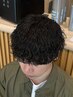 【上野指名】メンズカット+デザインパーマ