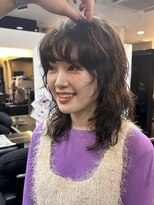 ビグディーサロン(BIGOUDI SALON) リフトレイヤー　× アッシュブラウン
