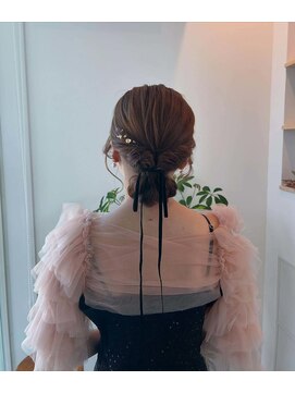 ラカン(racan) シニヨンアレンジ