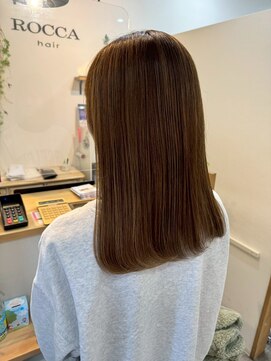 ロッカ(ROCCA) チェリーブラウンナチュラル艶ミディ