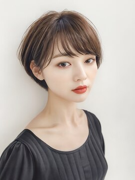 リチュエルアンドモリス プラスエヌ(RITUEL&MORIS+n) 20代30代40代 上品大人可愛いマッシュショート#3