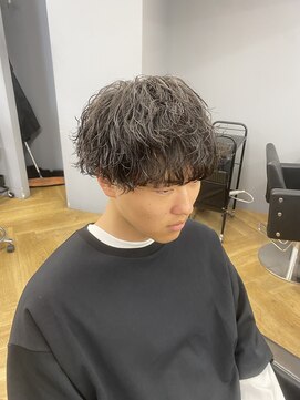 アレス バイ シカ 神戸三宮元町店(ALLES by Cica) ツーブロ波巻きツイストスパイラルメンズ