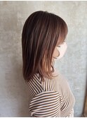 ブリーチなしダブルカラー×ヘーゼルベージュ