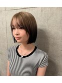 ルーツカラーボブ