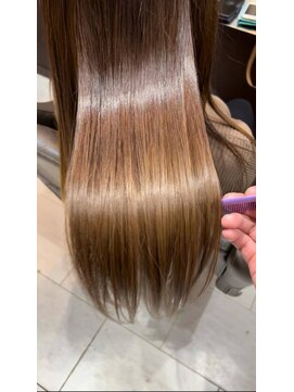 レム 仙台店(L.E.M) 《L.E.M 仙台店》美髪Eトリートメント×マロンベージュ/及川翔