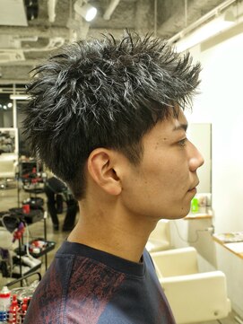 オーシャントーキョーハラジュク(OCEAN TOKYO harajuku) 無造作スパイキーショートで男らしさUP