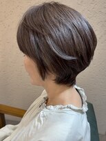 ジルチ ヘアー(Zilch hair)&nbsp;白髪ぼかし/白髪染め/ショートカット/40代50代/【北堀江】