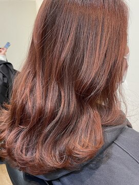 ラック 津田沼(LUCK) ボルドーカラー/ゆるふわミディアム/赤髪/ココアブラウン