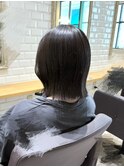 ぱつっとボブ × 外ハネ