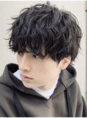 札幌シャドウパーマツイストスパイラルパーマラウンドマッシュ◆