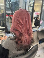 アルドーレフィエロ シンサイバシ(Ardore fiero shinsaibashi)&nbsp;エンドカラー☆コーラルピンク　デザインカラー　20代30代