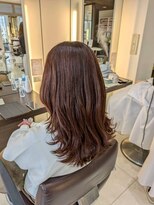 ブルーテーフ(Bleu Terre) 盛岡【白髪ぼかしHLピンク×レイヤーカット】大人世代オススメ◎