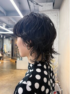 トオ(TOH) ショートウルフパーマレイヤーパーマナチュラル癖毛風パーマ