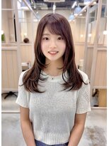 シダ(sida)&nbsp;韓国ヘアくびれレイヤーカット/ブリーチなしマロンブラウン