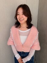 フーコー 下関店(fuhcoh)&nbsp;ミディアムレイヤー×パーマ