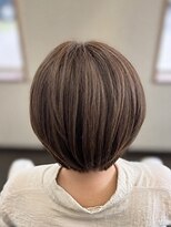 ピックアップ(Pick UP) 20代30代40代/ミルクベージュ/丸みショート/大船渡/猪川