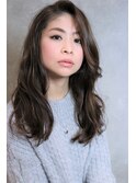 【coma中野】前髪長め、大人かわいいウエーブスタイル