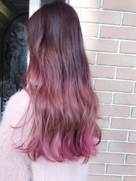 サロンドミルク 原宿(salon de MiLK) とろみピンクグラデーション☆