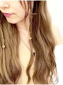 ダウンスタイル+ワンポイントアレンジ