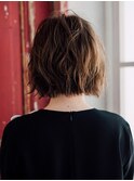 【amble 新宿】★切りっぱなし×ハンサムロブ★イルミナカラー