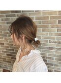 簡単アレンジ×抜け感