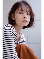 エース (ACE) ACE シースルーバング×キャラメルブラウン