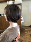 お手入れ簡単ショートボブ