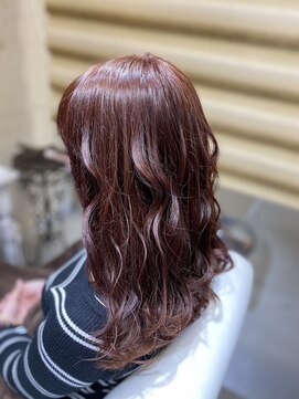 カラリア(COLORIA) 【オーガニックカラー】先取りピンクブラウン♪