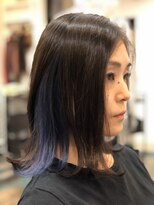 ヘアーアンドエクステンション パチャラ 小岩駅前店(HAIR&EXTENSION PACHARA) △インナーくすみブルー△