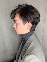 リークフー(Ree cu fuu)&nbsp;ビジネスツーブロックヘア　オシャレ感　ショート　黒髪