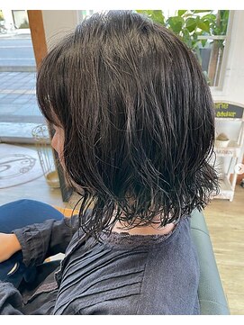 ヘアアトリエ ナイン(hair atelier nine) nineヘアスタイル　渡邊