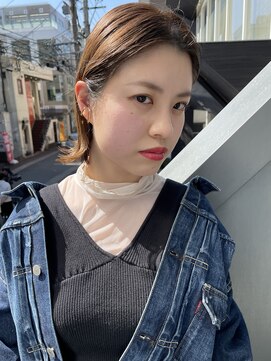 ヌード(NUDE) 「NUDE」#10代 20代 30代 40代 ミニボブ 前下りボブボブショート