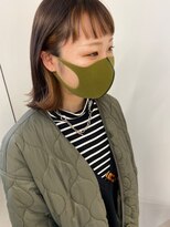 ジーナ セントラル銀座(Zina)&nbsp;カール＊ベビーバング＊イヤリングカラーZinaCENTRAL