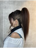 アイドルが奏でるストレート盛りポニーさん