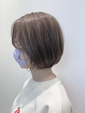 リールヘア 千早店(rire hair) ハイライト×ボブ