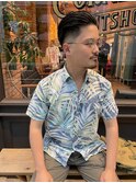 オールバック スリックバック スキンフェード