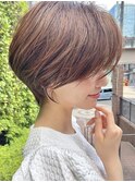 20代30代40代50代耳かけショート前髪なしハンサムショートカット