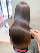 ロンドポレール 北千住(Lond polaire)&nbsp;似合わせカット×フルバング×レッドブラウン×イメチェン