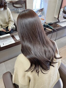 ジャパンジェム 押熊店(Japan gem) 艶髪ロンググレージュカラー